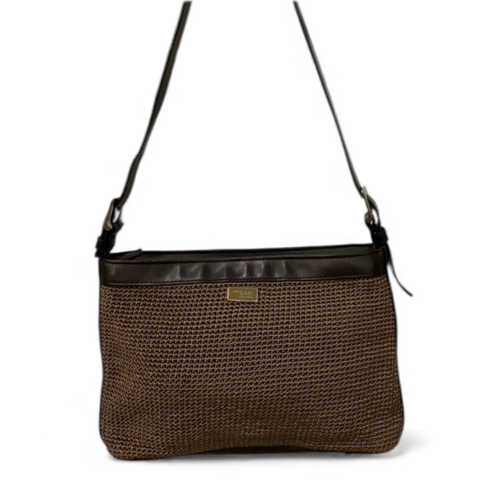 The Sak Crochet Knit Crossbody Bag Woven Shoulder Purse - Picture 2 of 5